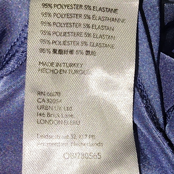 Urban Outfitters Blue Cropped Top Small - Picture 5 of 7